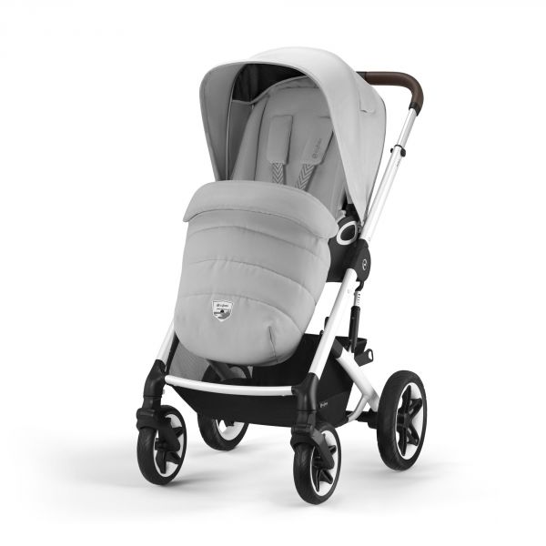 Poussette duo Talos S Lux - châssis Silver - Lava Grey + Siège auto Aton B2 i-Size