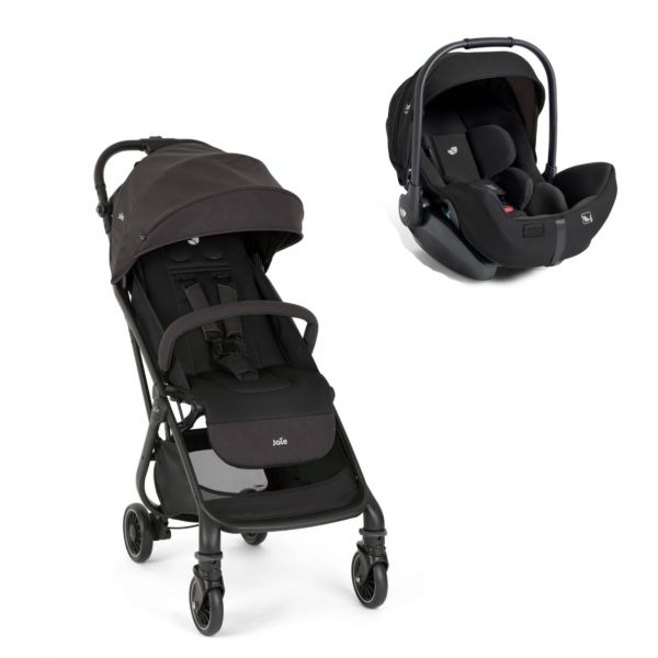 Poussette duo Tourist Shale + siège auto i-Level Pro Eclipse noir