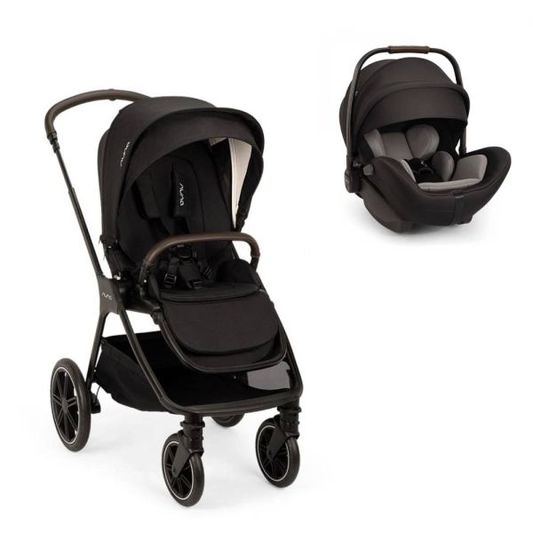 Poussette duo Triv LX + siège auto Arra Flex Caviar