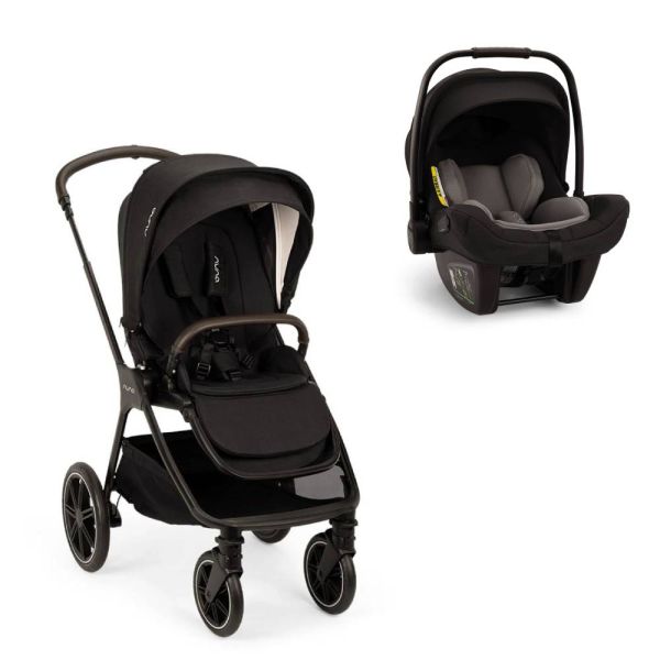Poussette duo Triv LX + siège auto Pipa Next Caviar