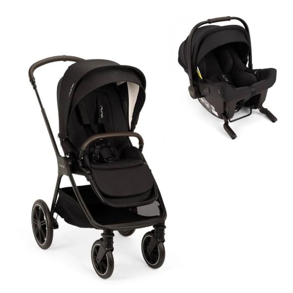 Poussette duo Triv LX + siège auto Pipa Urbn Caviar