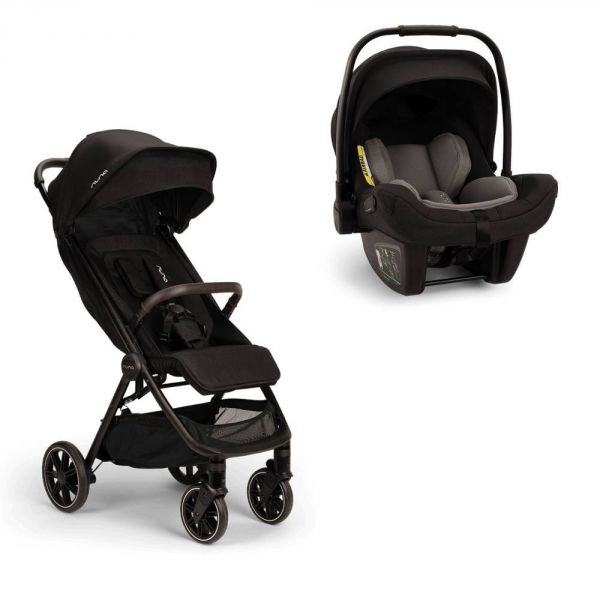 Poussette duo TRVL lx + Siège auto PIPA Next Caviar