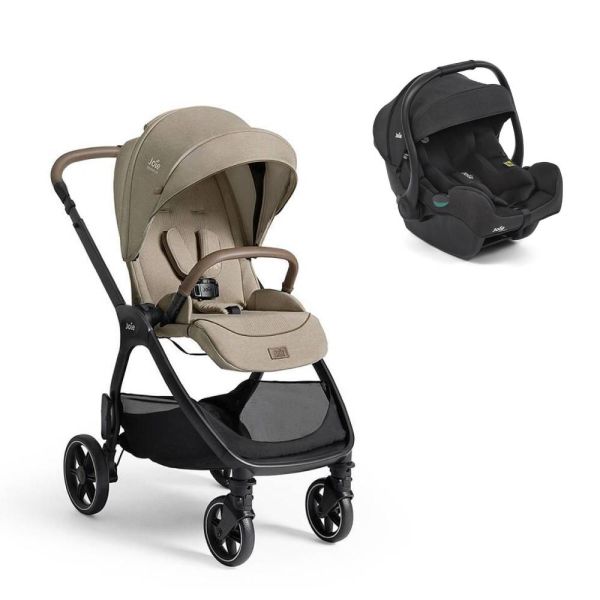 Poussette duo Valora Sandstone + siège auto i-Gemm 3 Raven