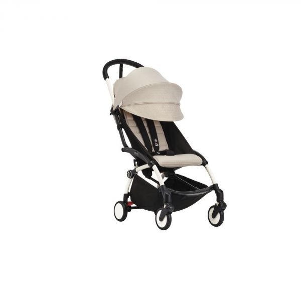 Poussette duo YOYO 3 pack 6+ et siège auto Cloud G Black - Chassis blanc - Bonpoint