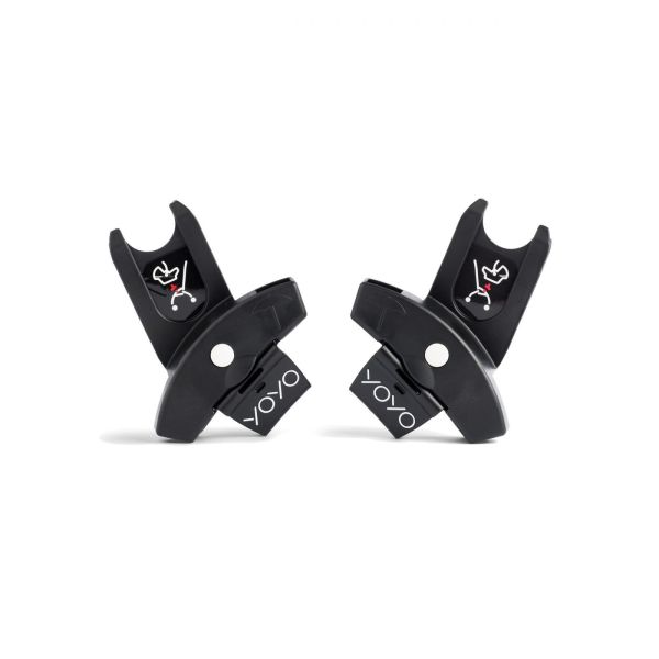 Poussette duo YOYO 3 pack 6+ et siège auto Cloud T Black - Chassis noir - Zebra