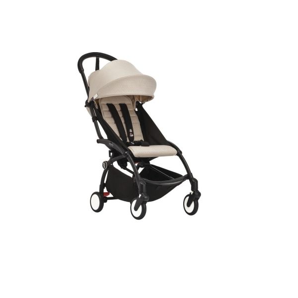 Poussette duo YOYO 3 pack 6+ et siège auto Cloud T plus Black - Chassis noir - Bonpoint