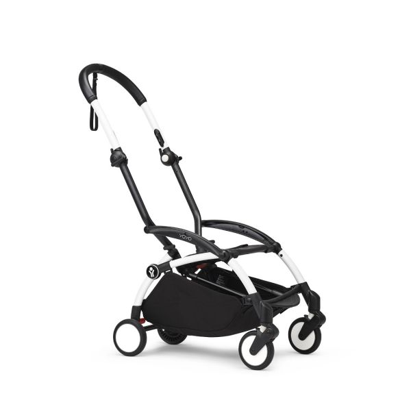 Poussette duo YOYO 3 - Châssis blanc Pack 6+ et siège auto car seat by BeSafe Leopard