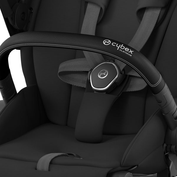 Poussette trio e-Priam 2 Mirage Grey châssis Chrome Black + Cloud G i-Size + Nacelle