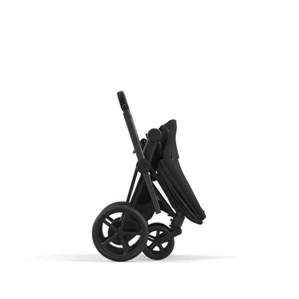 Poussette trio e-Priam 2 Sepia Black châssis Matt Black + Cloud G i-Size + Nacelle