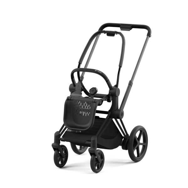 Poussette trio e-Priam 2 Sepia Black châssis Matt Black + Cloud G i-Size + Nacelle