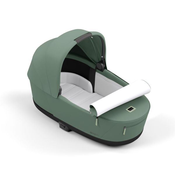 Poussette trio e-Priam 2 Leaf Green châssis Rose Gold + Cloud G i-Size + Nacelle