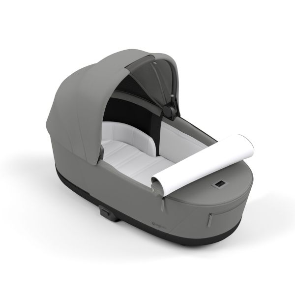 Poussette trio e-Priam 2 Mirage Grey châssis Rose Gold + Cloud G i-Size + Nacelle