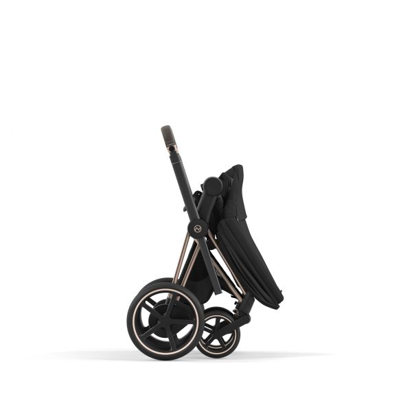 Poussette trio e-Priam 2 Peach Pink châssis Rose Gold + Cloud G i-Size + Nacelle