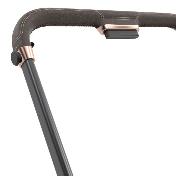 Poussette trio e-Priam 2 Peach Pink châssis Rose Gold + Cloud G i-Size + Nacelle