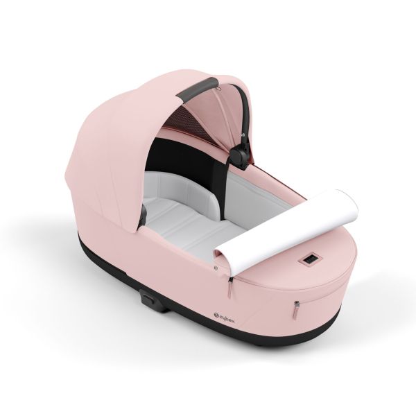 Poussette trio e-Priam 2 Peach Pink châssis Rose Gold + Cloud G i-Size + Nacelle