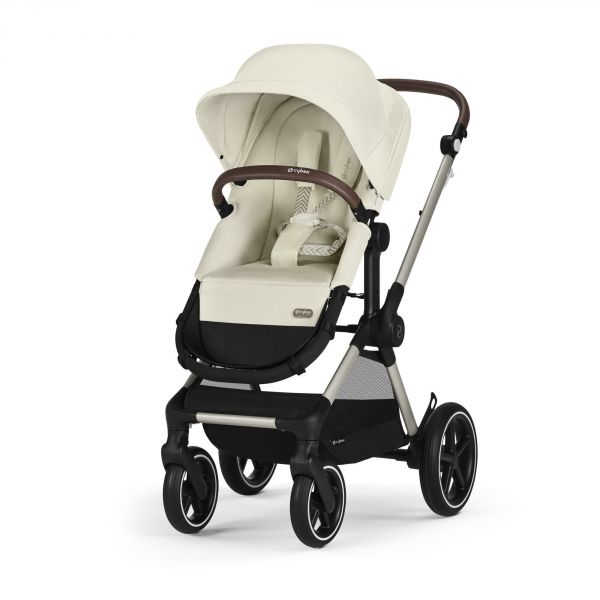 Poussette Eos Lux 2-en-1 Seashell Beige châssis Taupe