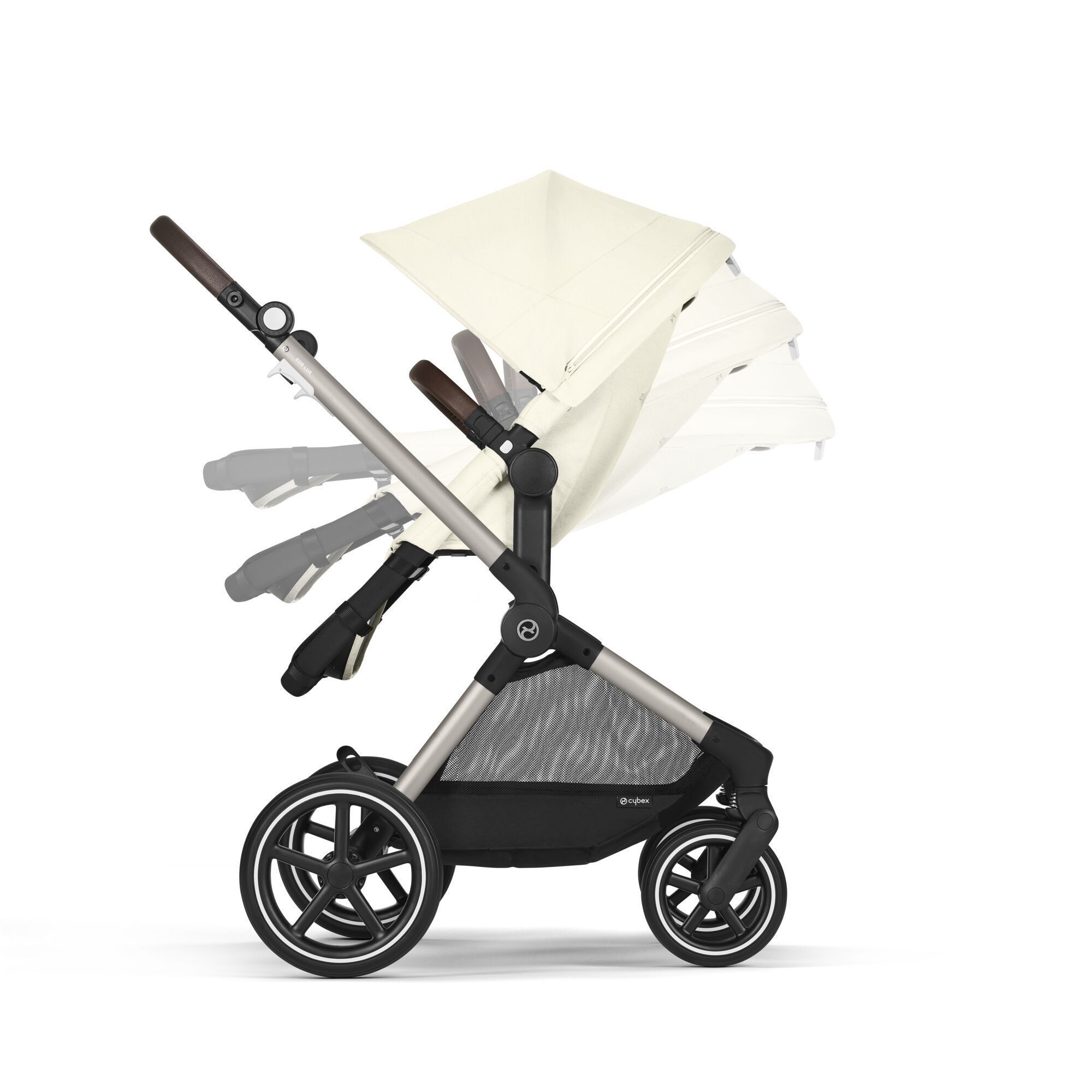 Poussette Cybex Balios S Lux - Châssis Taupe/ Seashell Beige - Univers  Poussette