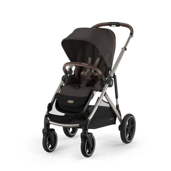 Poussette Gazelle S Chocolate Brown châssis taupe