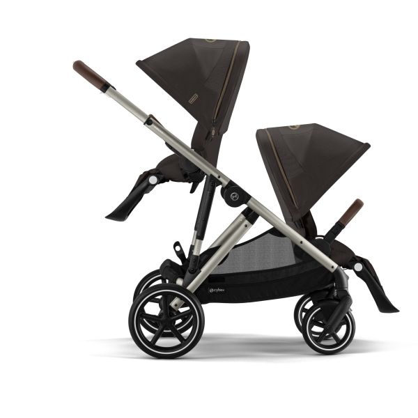 Poussette Gazelle S Chocolate Brown châssis taupe
