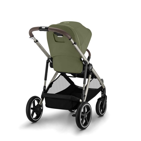 Poussette Gazelle S Moss Green châssis taupe