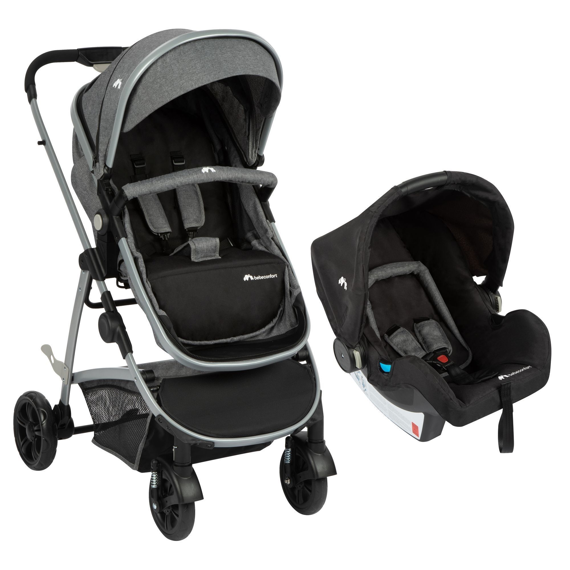 Bebeconfort Pack Trio Poussette Hello 3 En1 Black Chic Made In Bebe