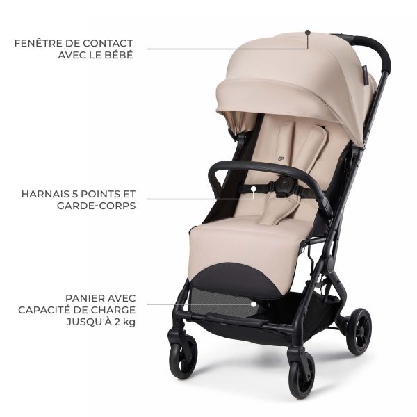 Poussette Indy 3 Misty Beige