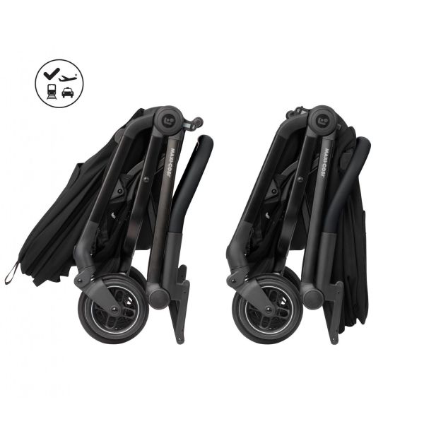 Poussette Leona - Essential black