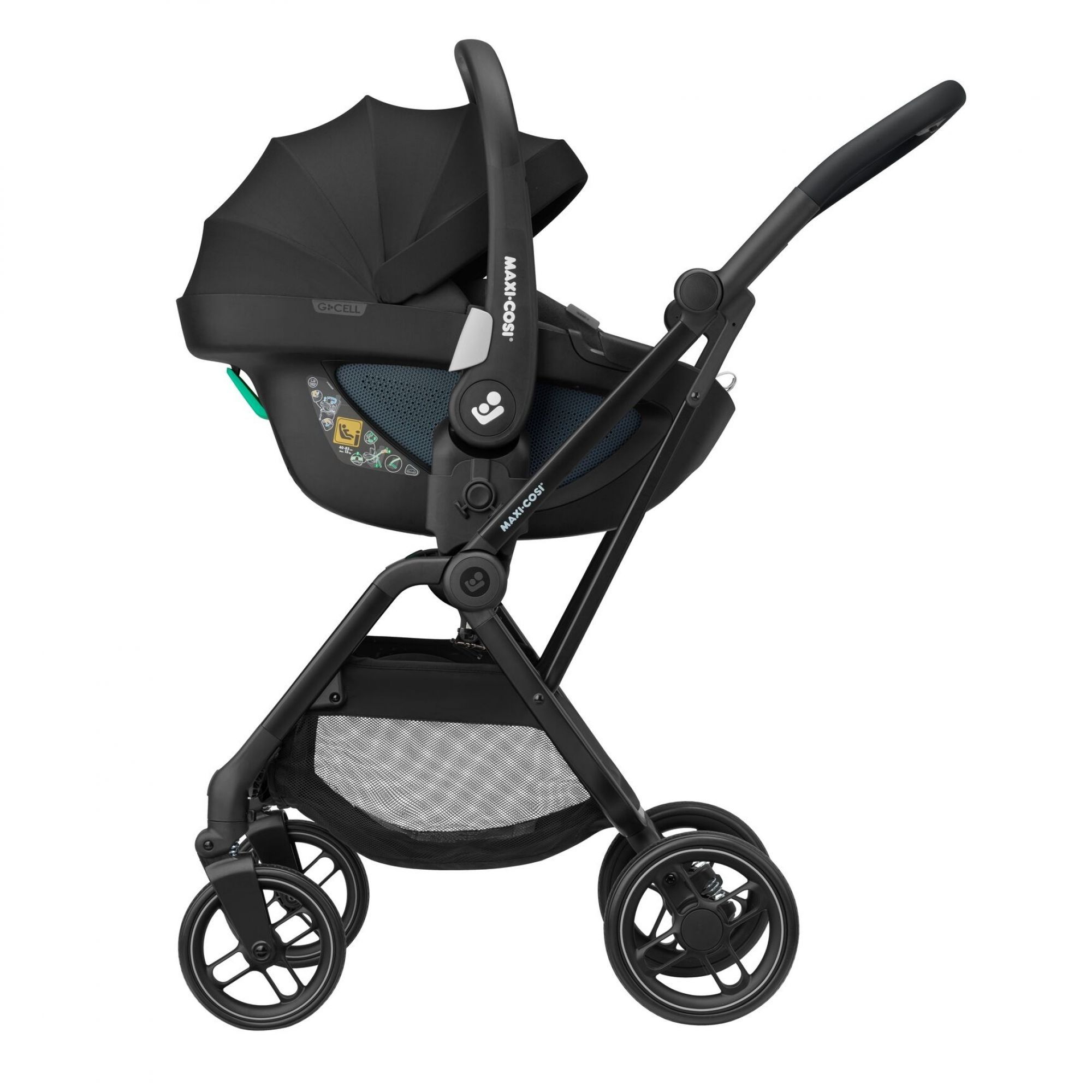 Poussette Leona 2 Essential Black - Made in Bébé