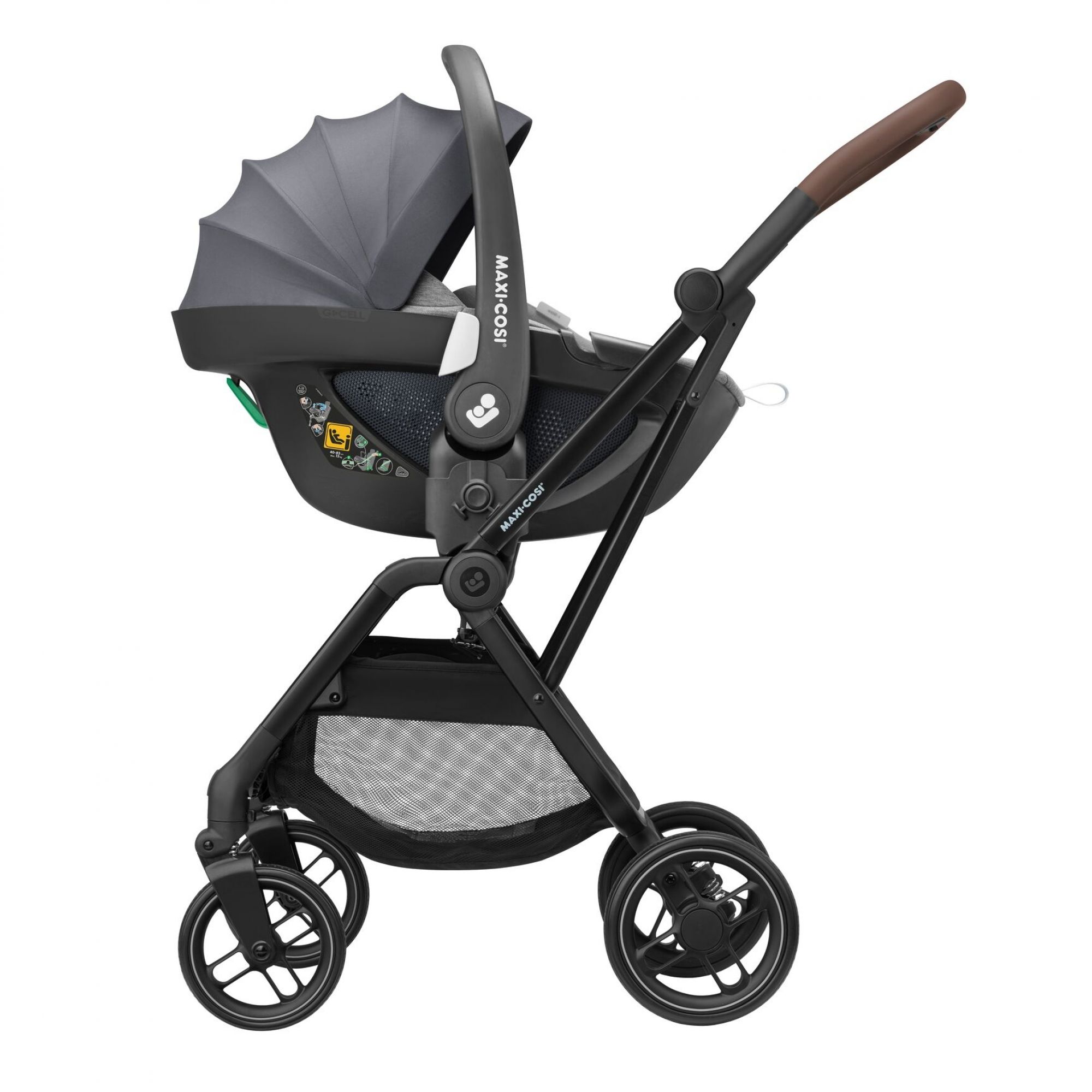 Poussette Leona 2 Select Grey - Made in Bébé