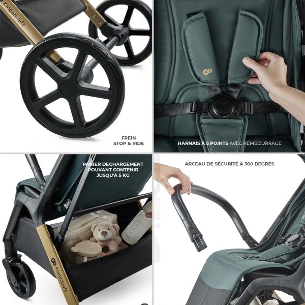 Poussette Loom Jade green
