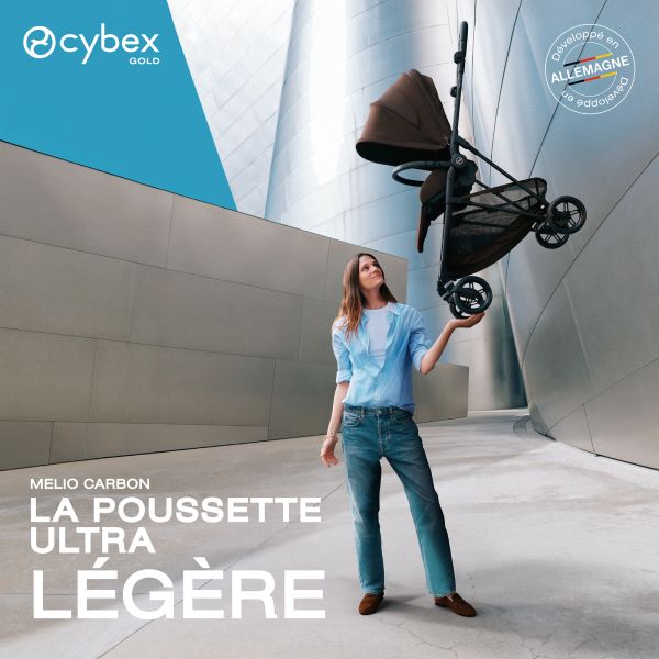 Poussette ultra légère Melio Carbon 6 Almond Beige