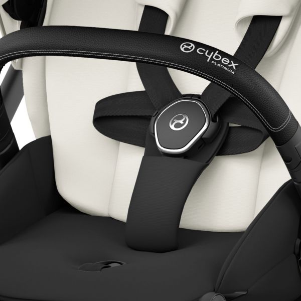 Poussette Mios 3 Off White châssis Chrome Black