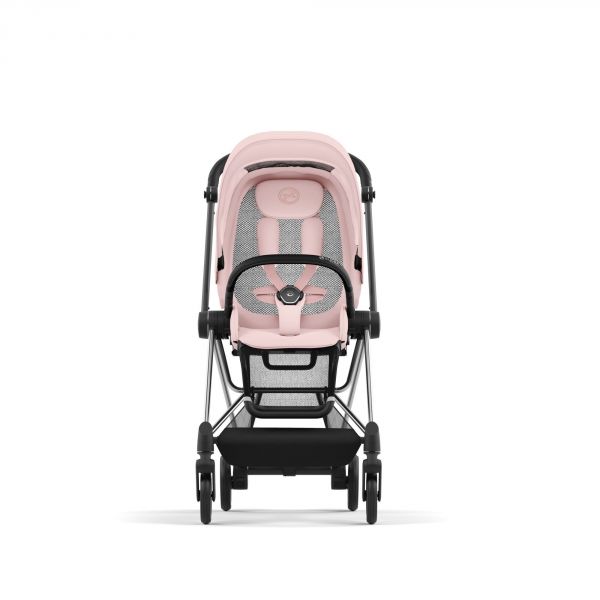 Poussette Mios 3 Peach Pink châssis Chrome Black