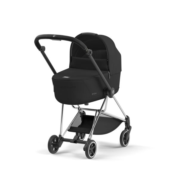 Poussette trio Mios 3 Sepia Black châssis Chrome Black + Cloud G i-Size + Nacelle Luxe