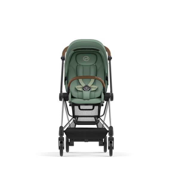 Poussette trio Mios 3 Leaf Green châssis Chrome Brown + Cloud T i-Size + Nacelle Luxe