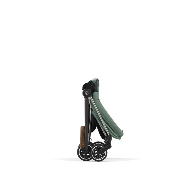 Poussette trio Mios 3 Leaf Green châssis Chrome Brown + Cloud T i-Size + Nacelle Luxe