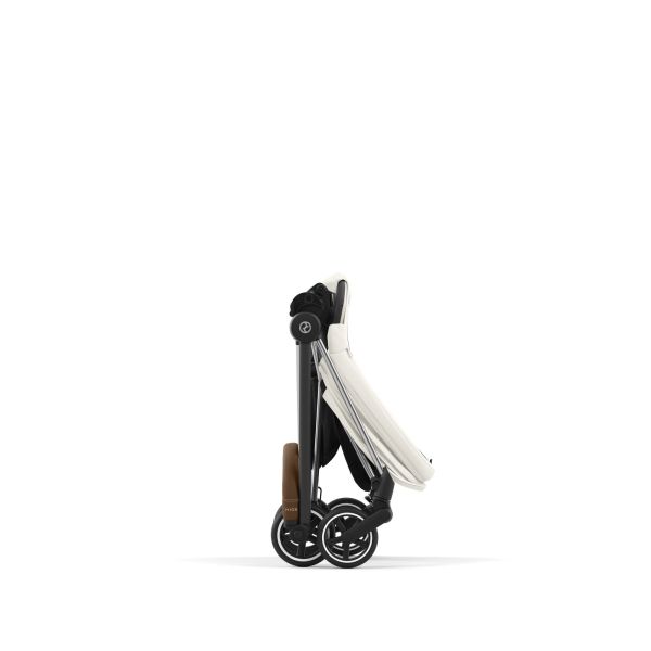 Poussette trio Mios 3 Off White châssis Chrome Brown + Cloud G i-Size + Nacelle Luxe