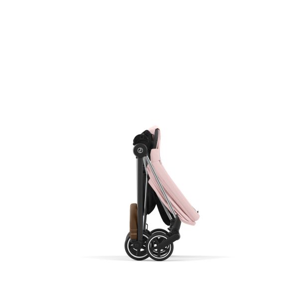 Poussette trio Mios 3 Peach Pink châssis Chrome Brown + Cloud G i-Size + Nacelle Luxe