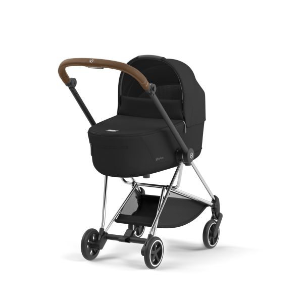 Poussette trio Mios 3 Sepia Black châssis Chrome Brown + Cloud T i-Size + Nacelle Luxe