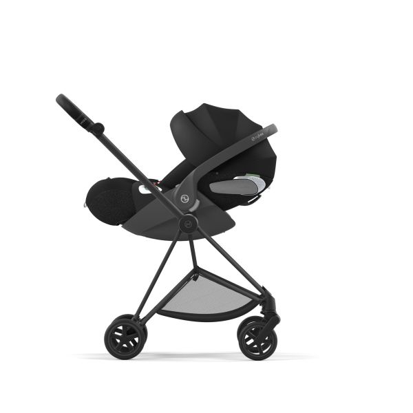 Poussette trio Mios 3 Cozy Beige châssis Matt Black + Cloud T i-Size + Nacelle Luxe