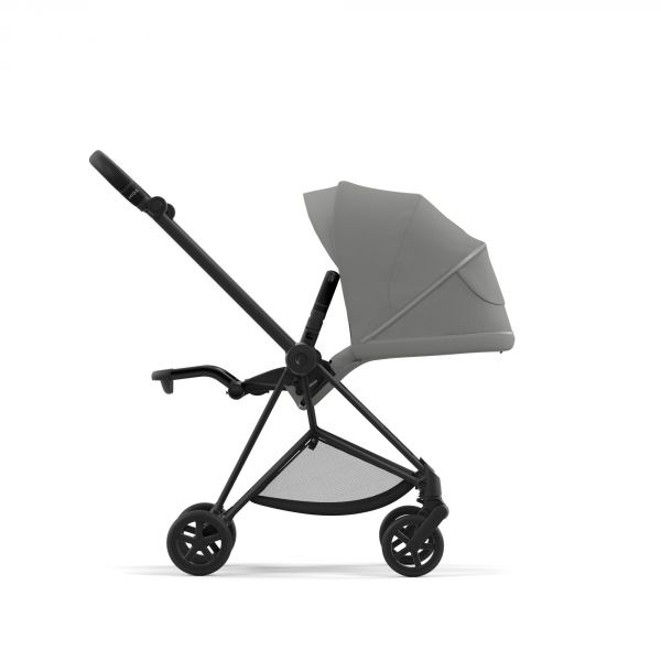 Poussette Mios 3 Mirage Grey châssis Matt Black