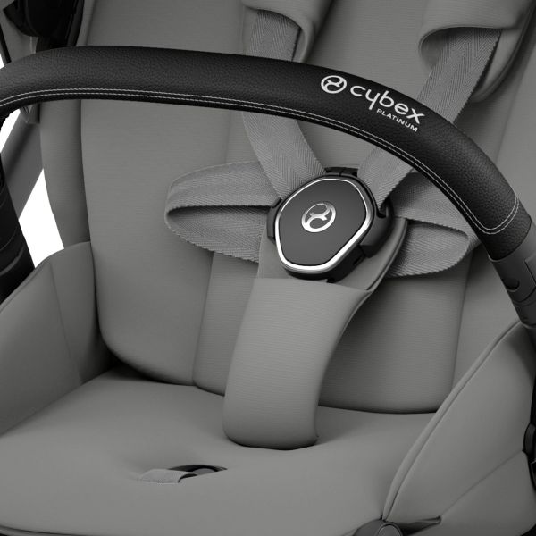 Poussette Mios 3 Mirage Grey châssis Matt Black