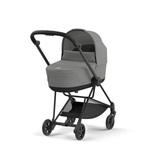 Poussette trio Mios 3 Mirage Grey châssis Matt Black + Cloud T i-Size + Nacelle Luxe