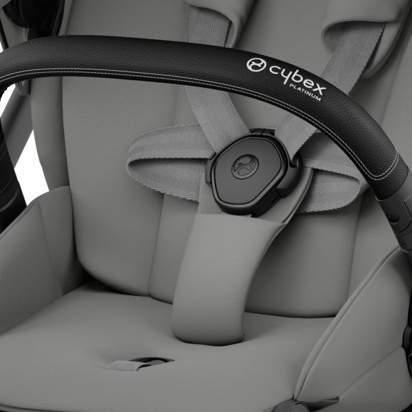 Poussette trio Mios 3 Mirage Grey châssis Matt Black + Cloud T i-Size + Nacelle Luxe