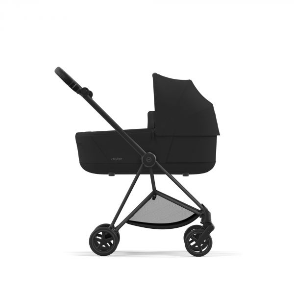 Poussette duo Mios 3 Sepia Black châssis Matt Black + Nacelle Luxe