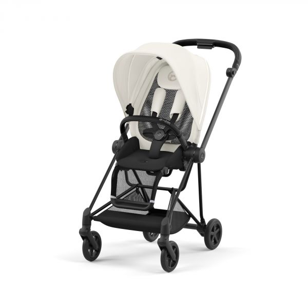 Poussette Mios 3 Off White châssis Matt Black