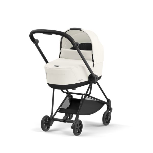 Poussette trio Mios 3 Off White châssis Matt Black + Cloud G i-Size + Nacelle Luxe