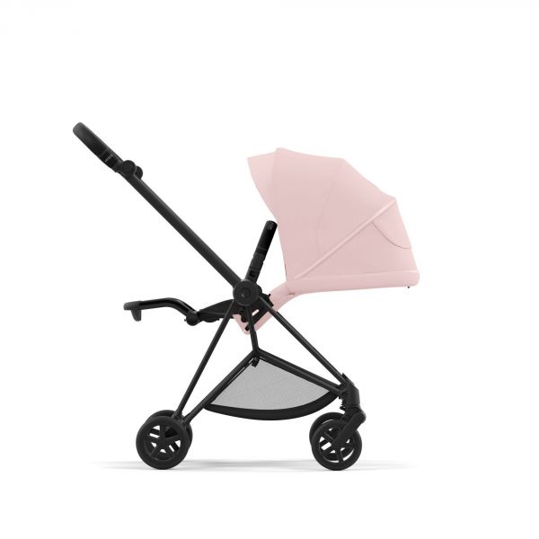 Poussette Mios 3 Peach Pink châssis Matt Black