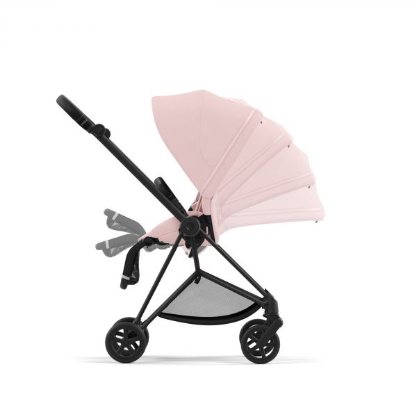 Poussette Mios 3 Peach Pink châssis Matt Black