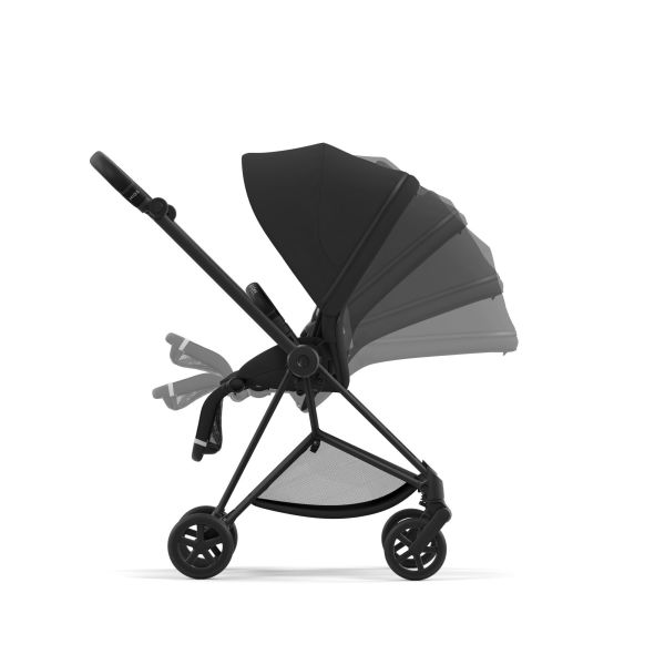 Poussette trio Mios 3 Sepia Black châssis Matt Black + Cloud T i-Size + Nacelle Luxe